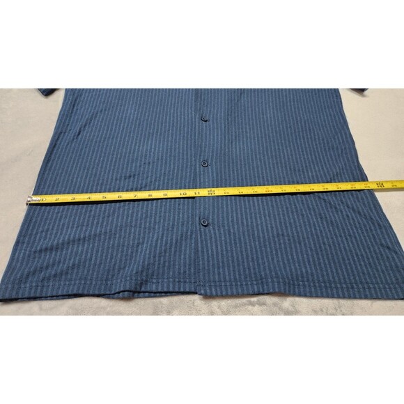 The Commons Men's Navy XL Tall Textured Knit Short Sleeve Hybrid Shirt NWT - Picture 11 of 12